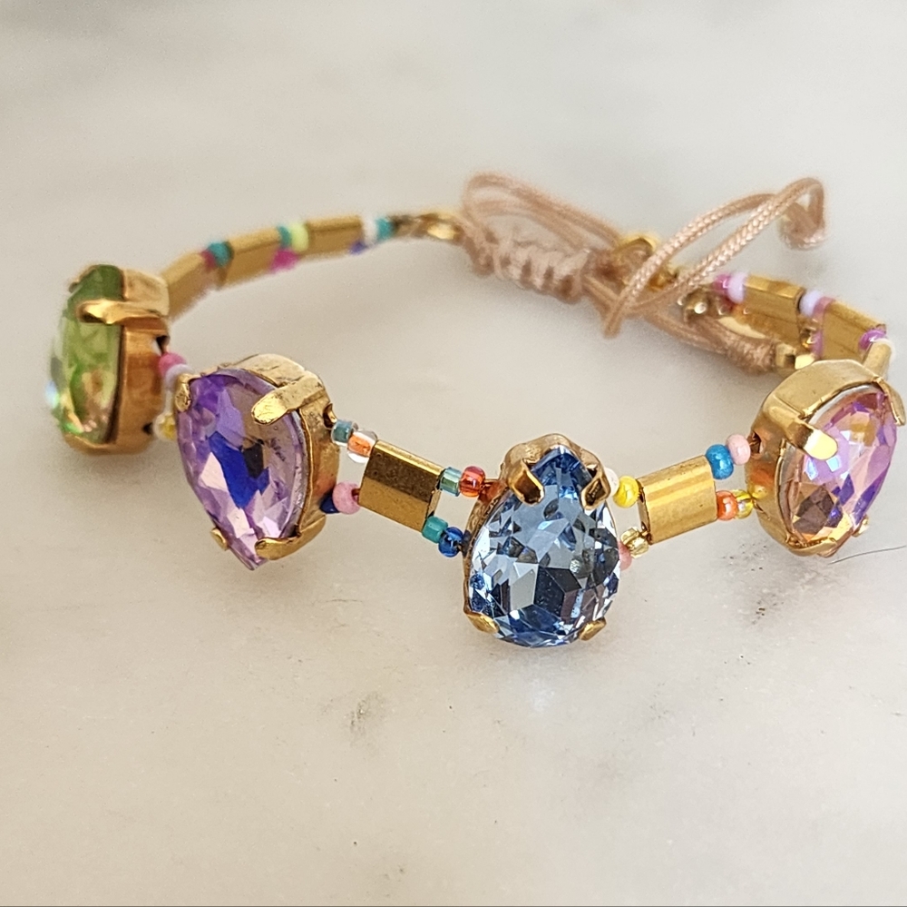 Elegant Multi-Color Bracelet Princess Crystal Style - Picture 9 of 13